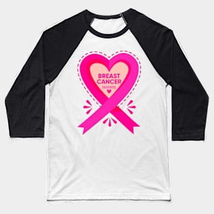 In October We Wear Pink Breast Cancer Awareness Survivor Baseball T-Shirt